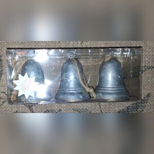 Hobby Lobby Set Of 3 Galvanized Farmhouse Bells NWT